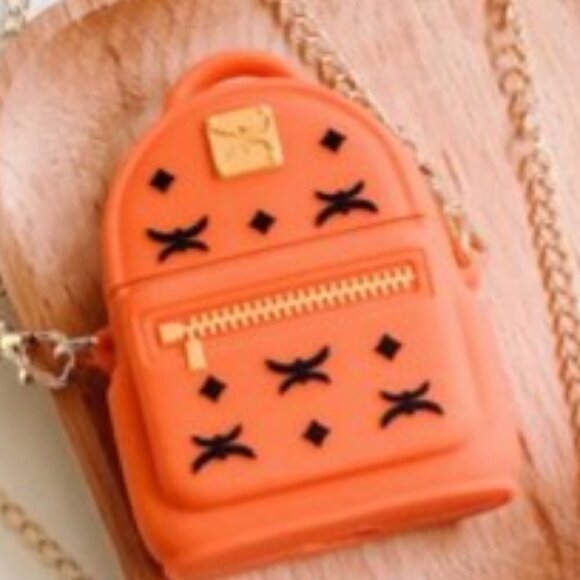 3D BAG AIRPODS CASE  KEYCHAIN METAL STRAP DESIGNED F APPLE AIRPOD - Picture 9 of 9